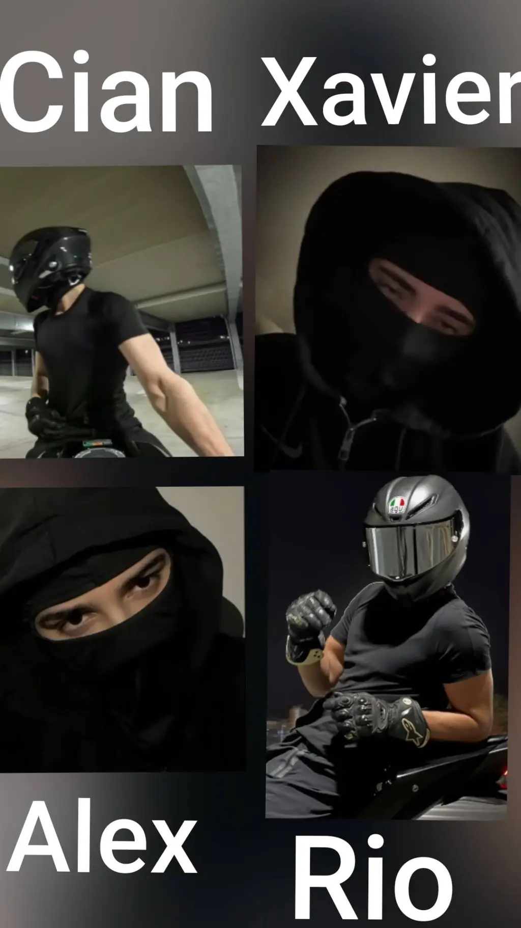ai character: Bikers background