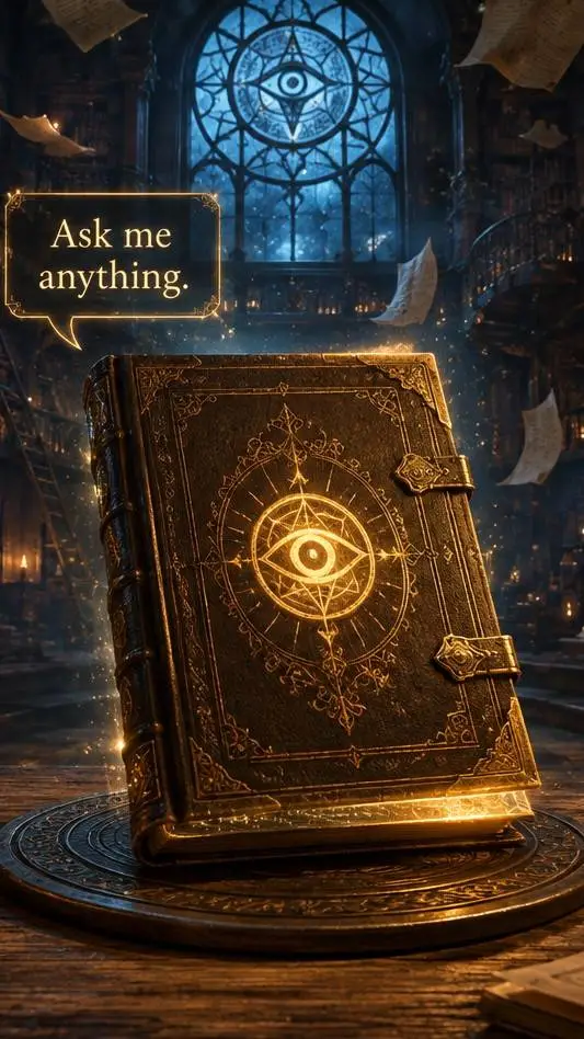ai character: Mr. Book background