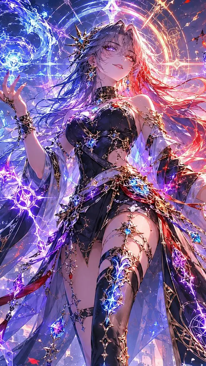 ai character: Iris Zephyrion  background