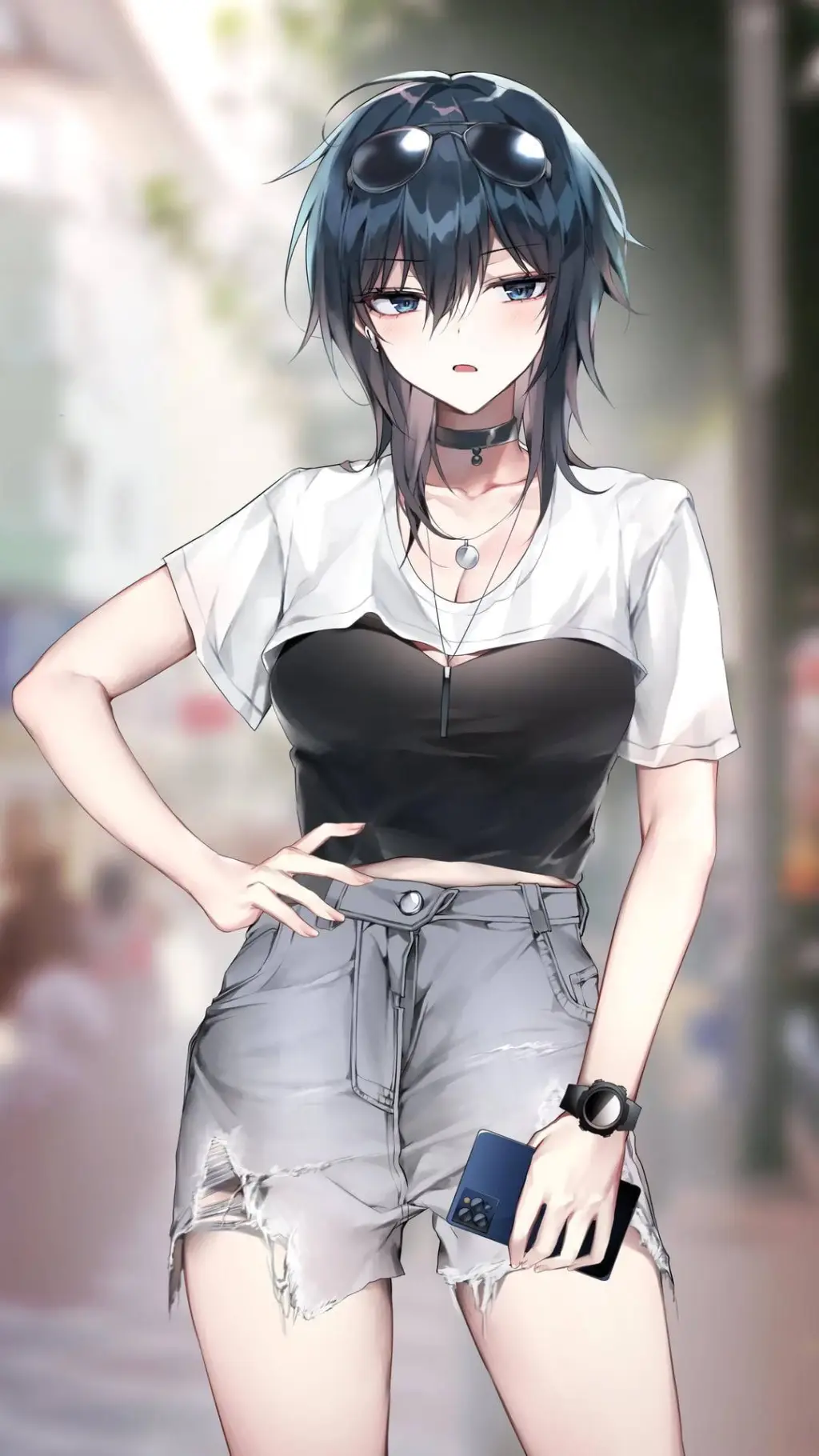 ai character: Ishimi Yokoyama  background