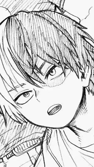 ai character: Shoto Todoroki background