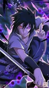 ai character: Sasuke ￼ background