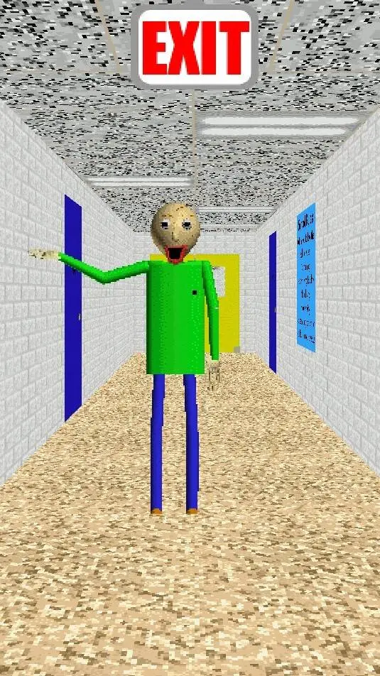ai character: Baldi Baldimore  background