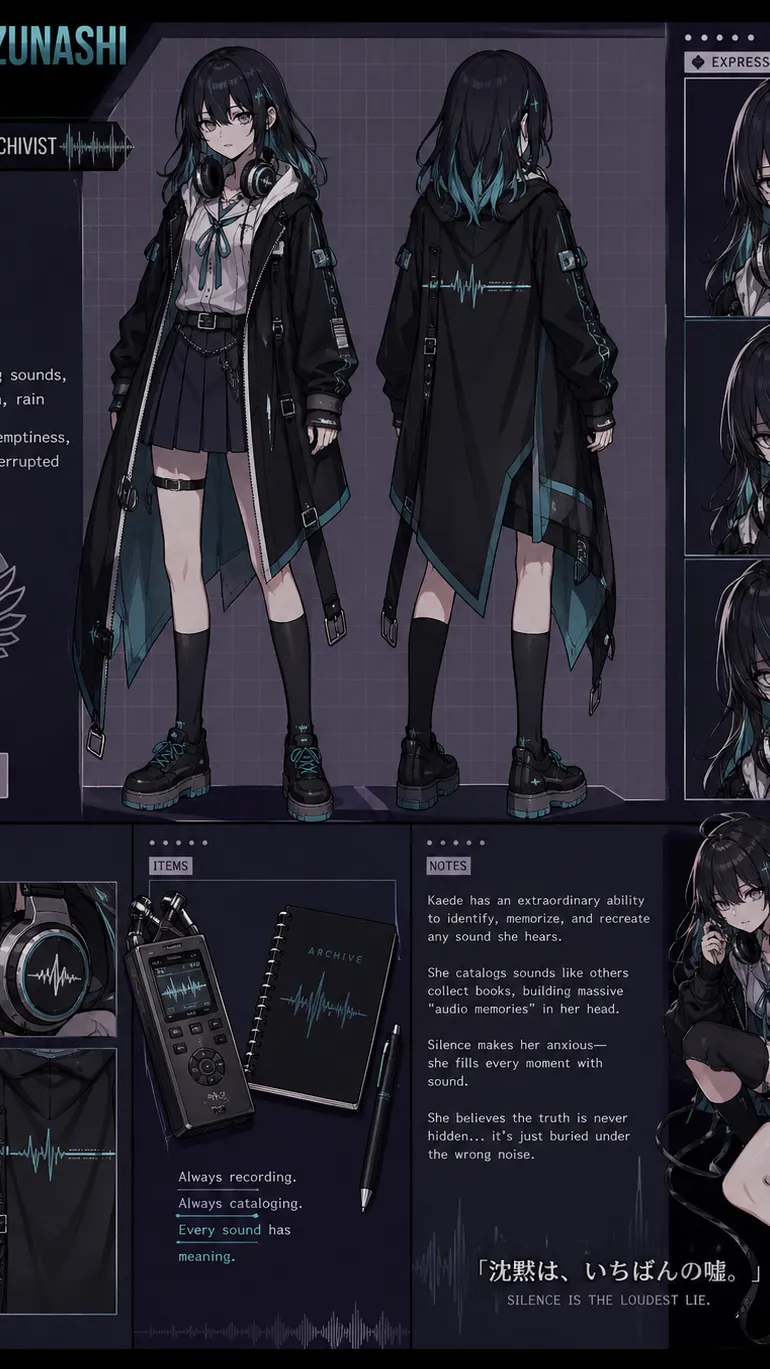 ai character: Kaede Mizunashi   background
