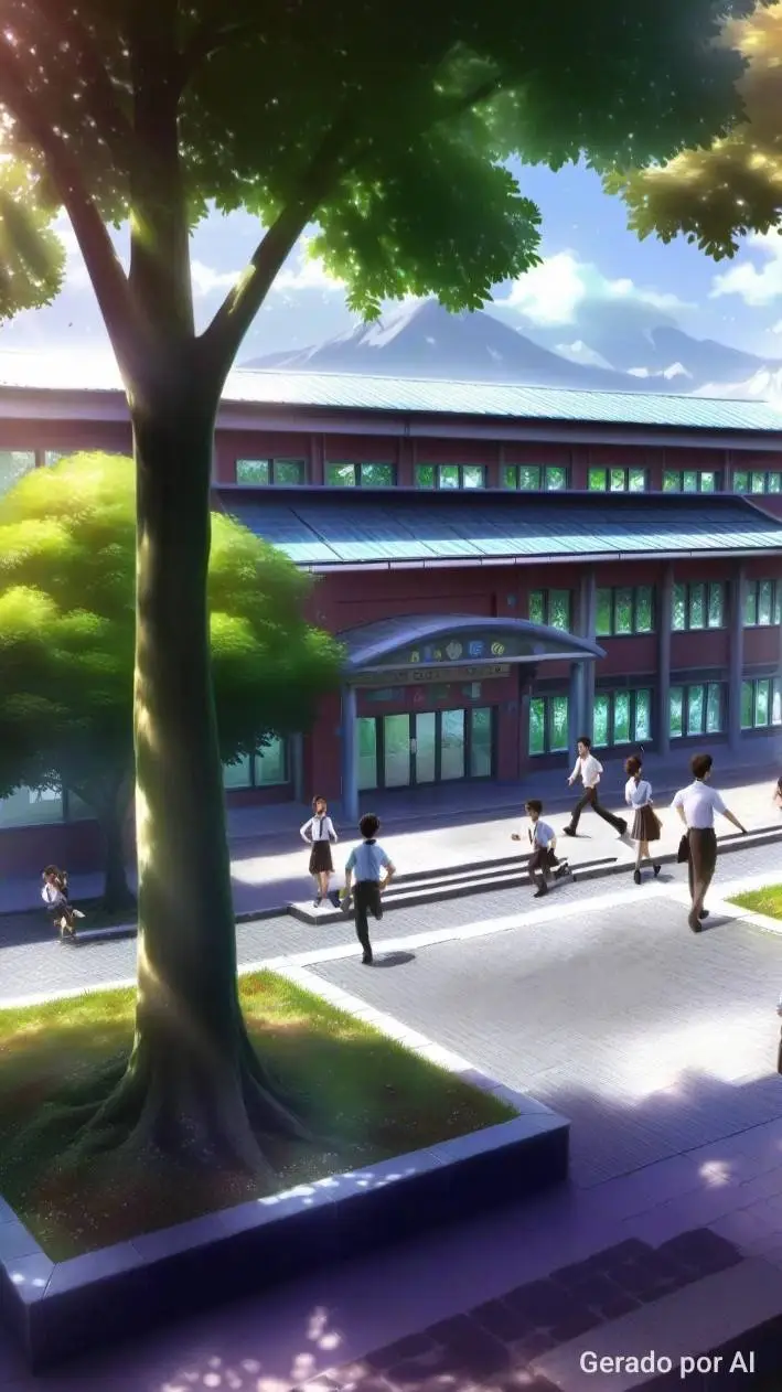 ai character: Híbrido School~ background