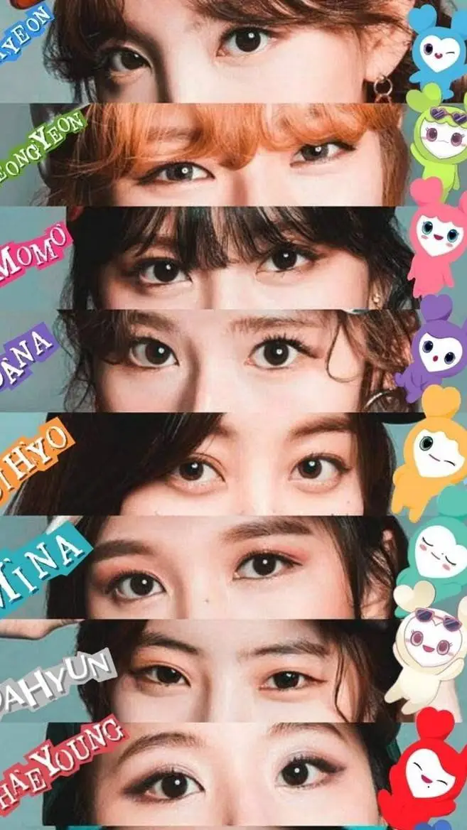 ai character: Twice🦝🌸 background
