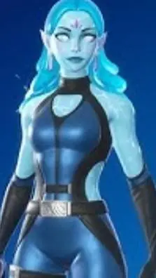 ai character: Lady waveflow background