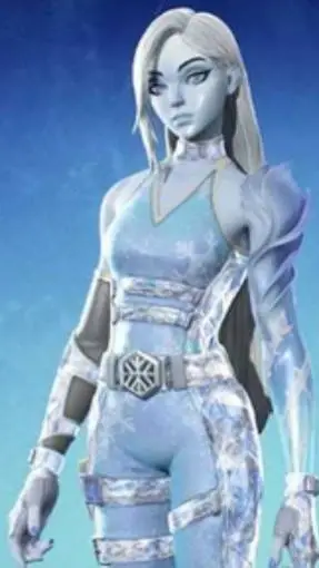 ai character: Lady winterfrost background