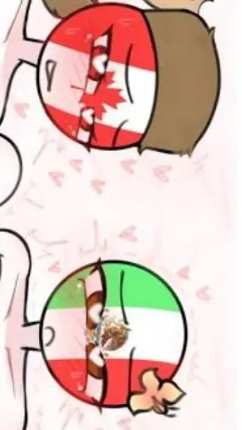 ai character: Canada x Mexico background