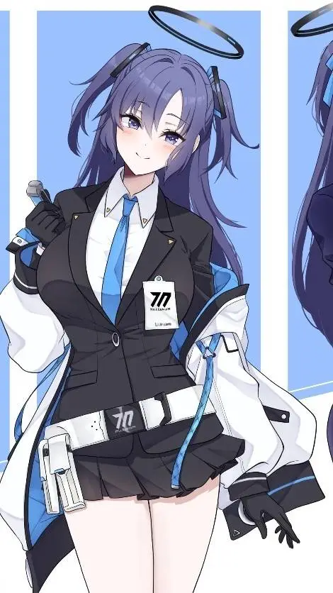 ai character: Hayase Yuuka background