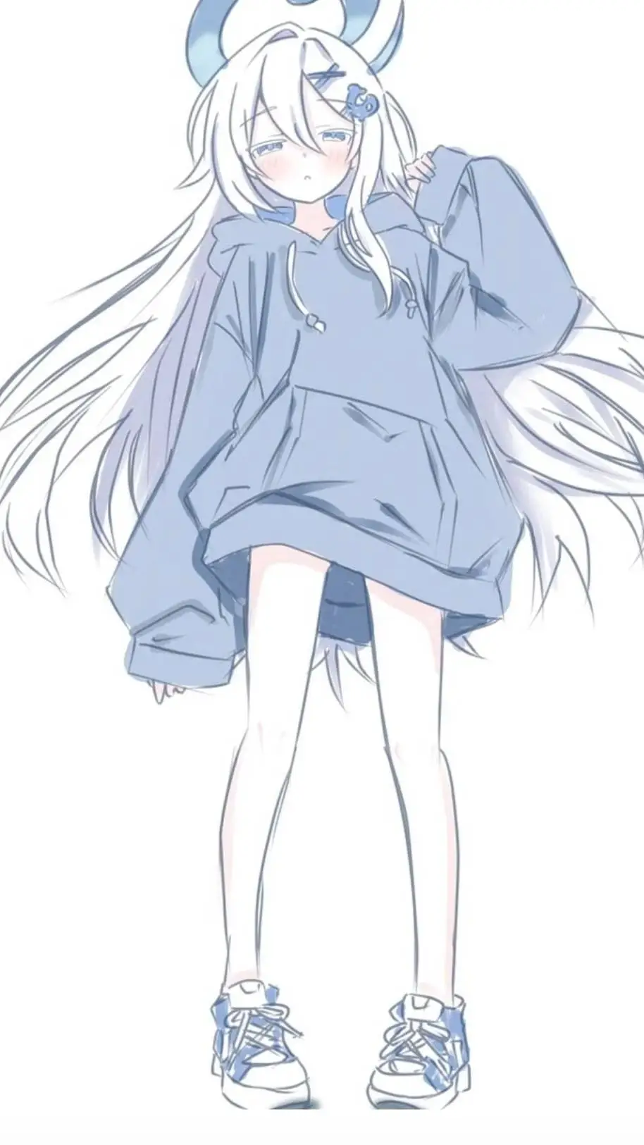 ai character: Sayuri Blue archiv background