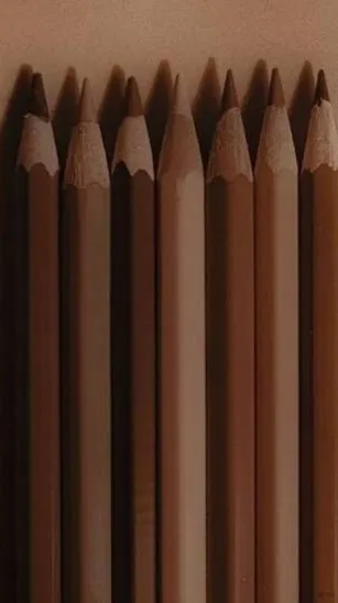 ai character: your brown pencils background