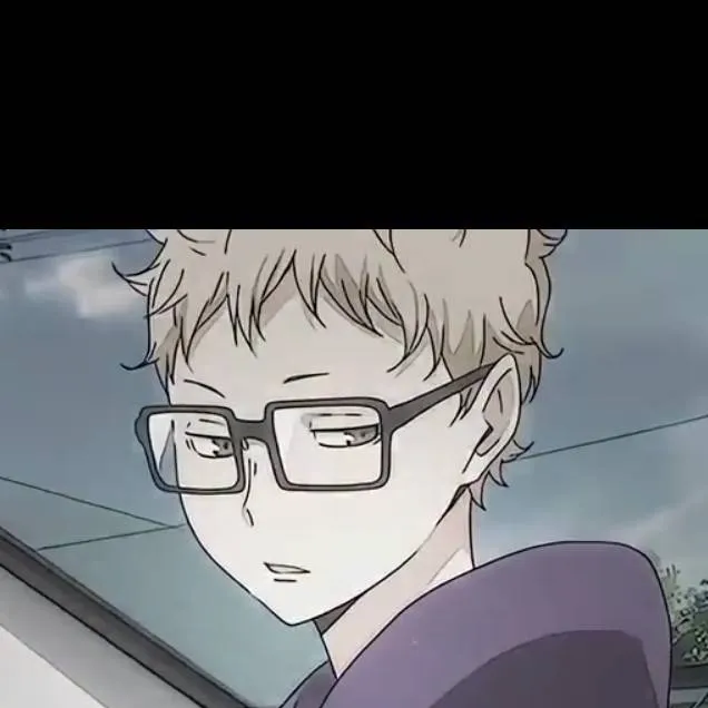 chat with ai character: tsukishima :3
