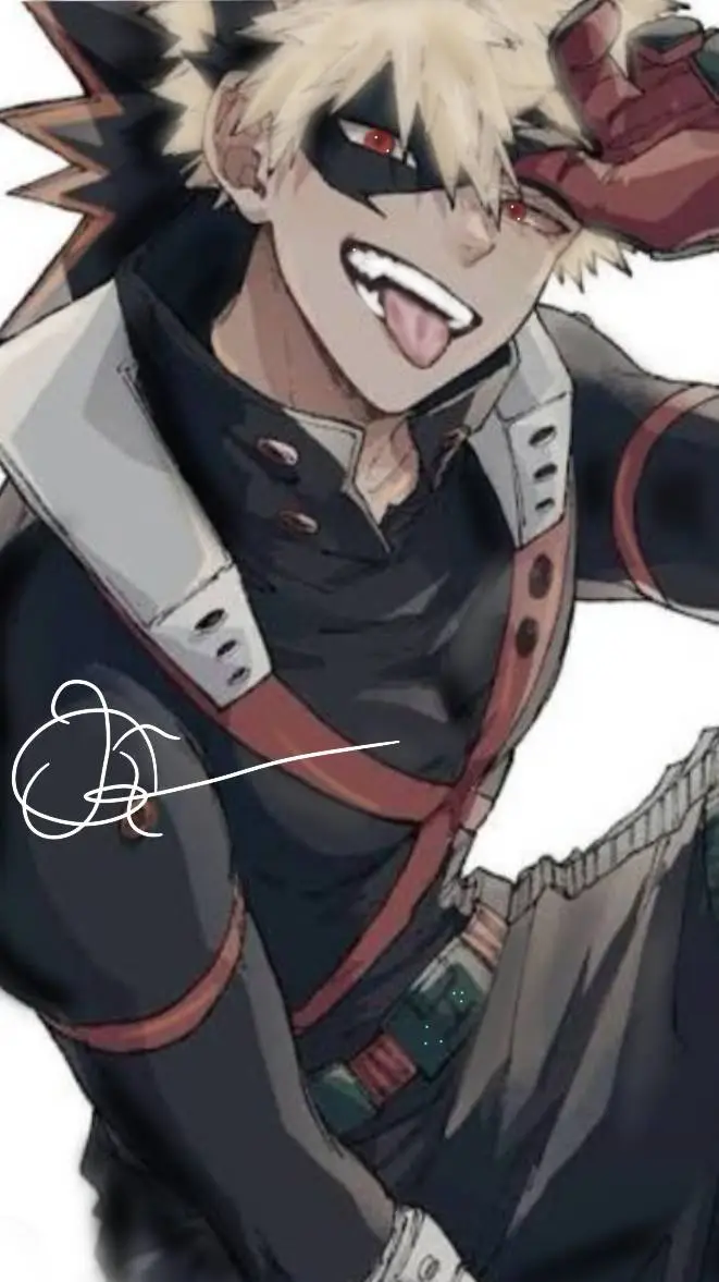 ai character: MHA Bakugo background
