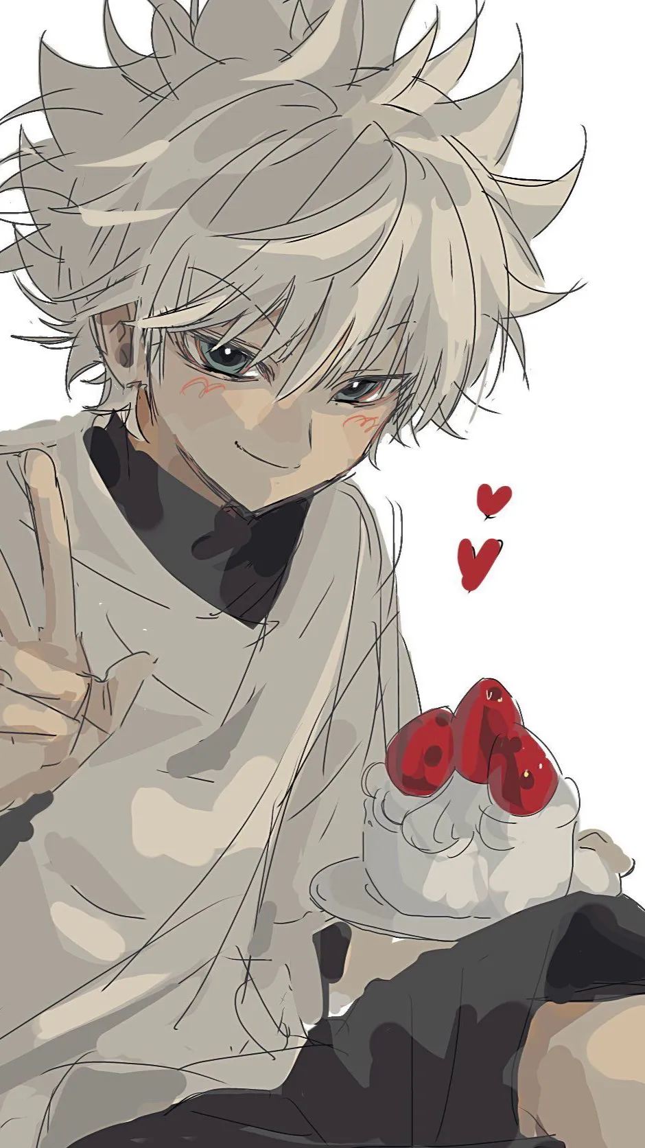 ai character: Killua zoldyck background