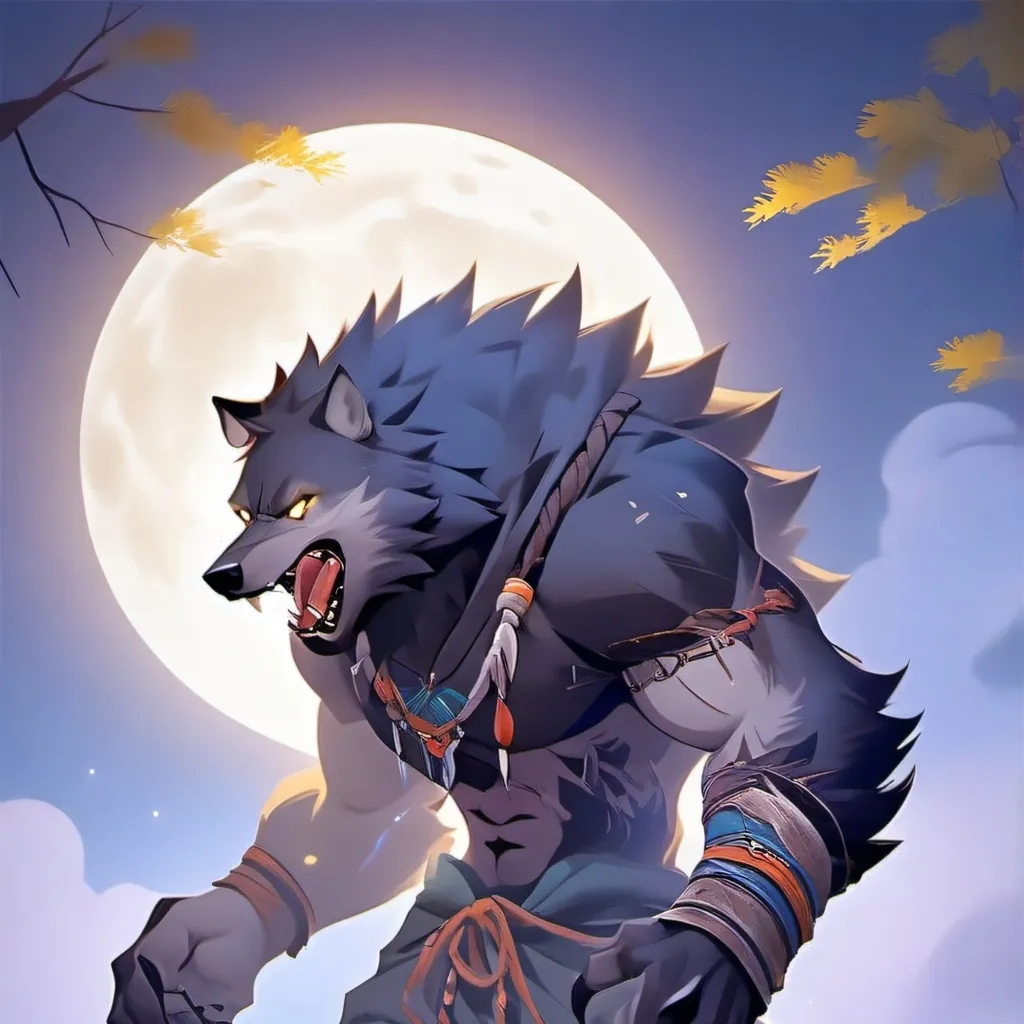chat with ai character: hombre lobo