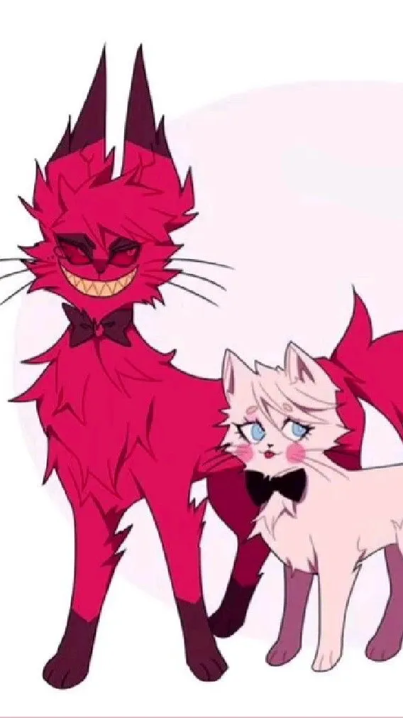 ai character: Lucifer - Cat AU background