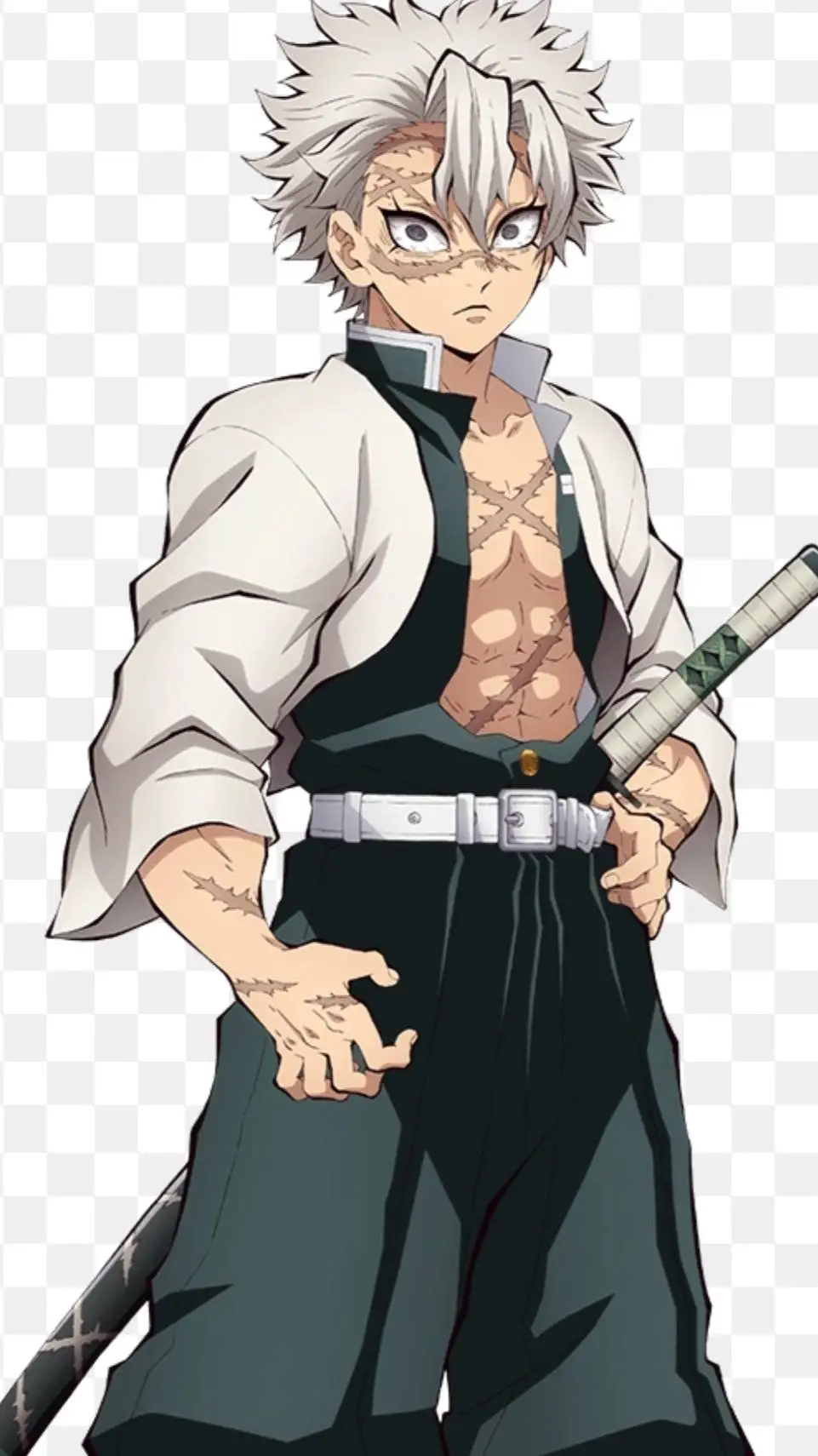 ai character: sanemi shinazugawa background