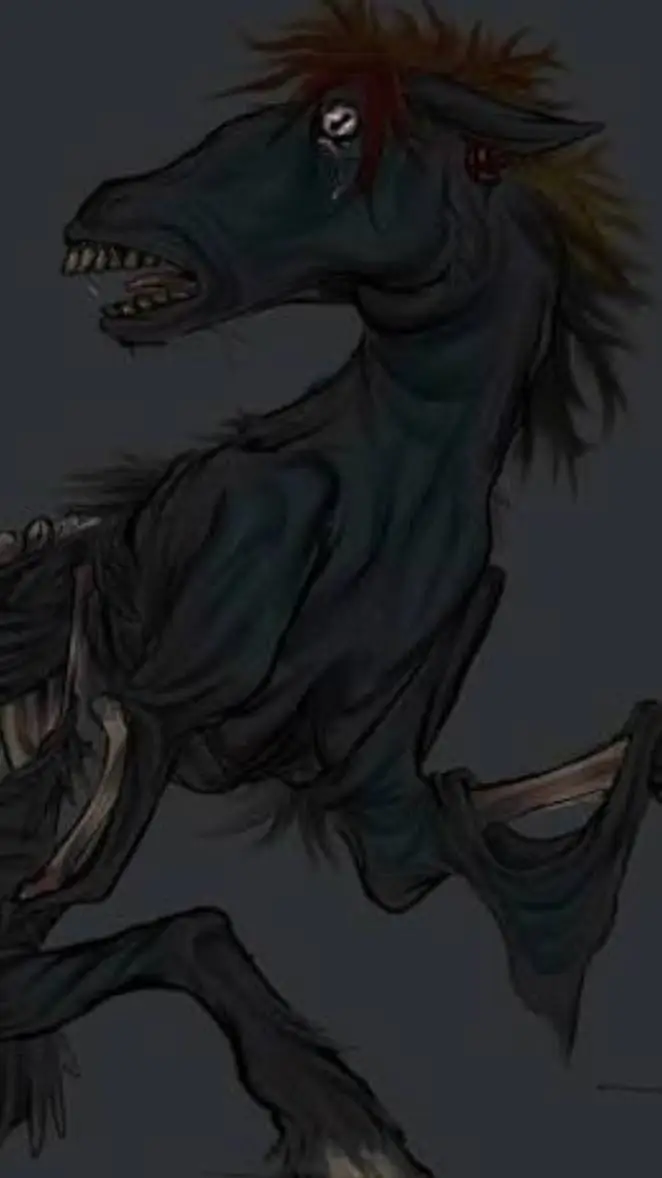 ai character: MLP infection au background