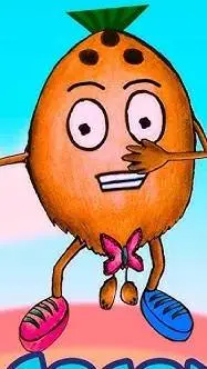ai character: coconut 🥥 background