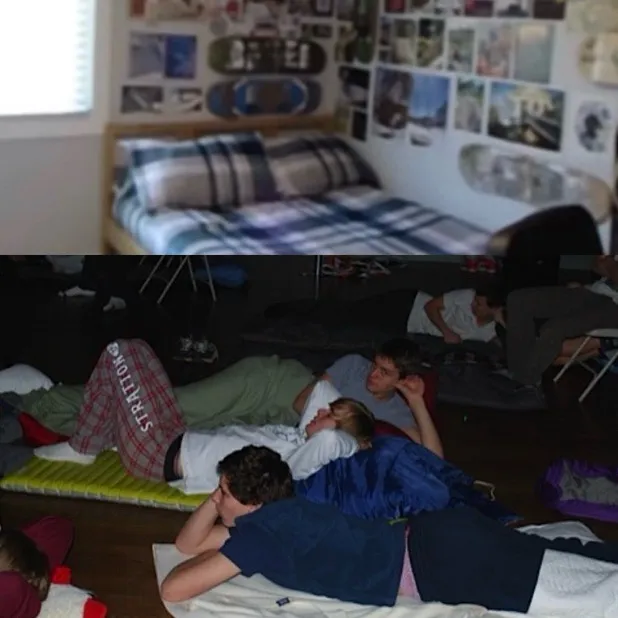 chat with ai character: sleepover 2000’s