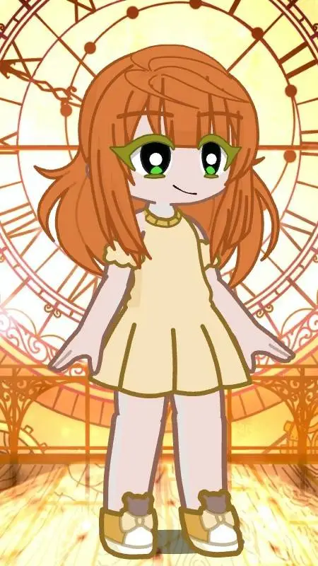 ai character: Mabushii Akarui  background