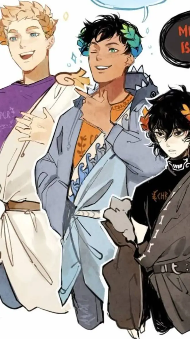 ai character: Pjo High school background