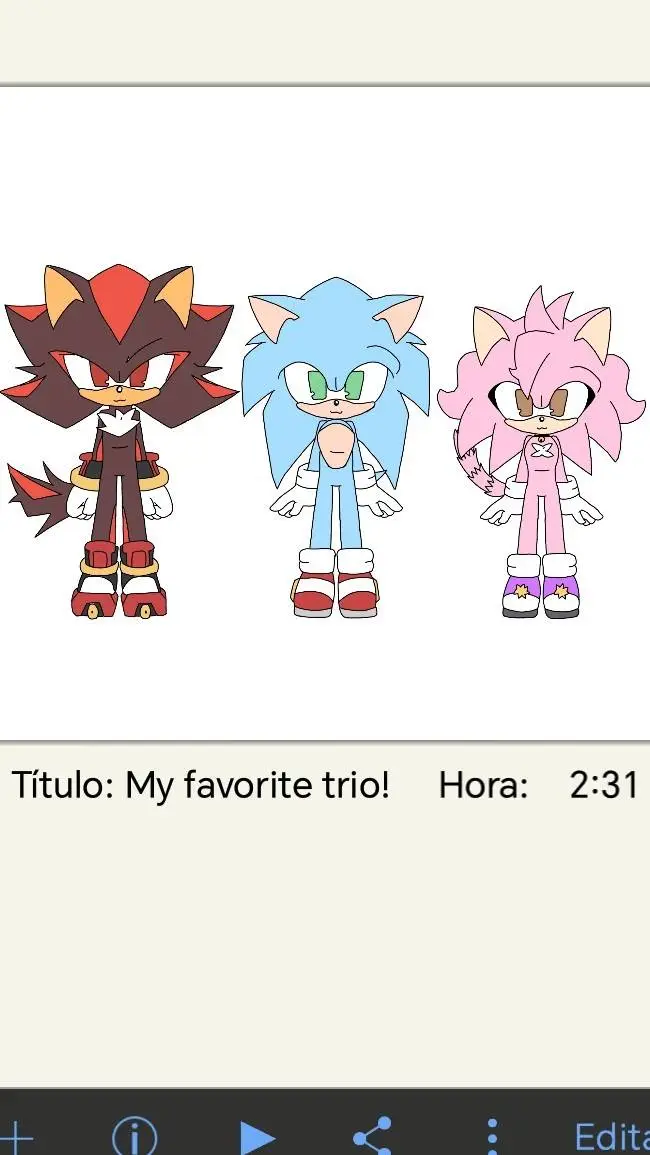 ai character: Sonic and Shadow background
