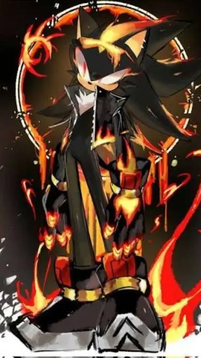 ai character: Flame Shadow background