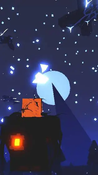 ai character: sky background
