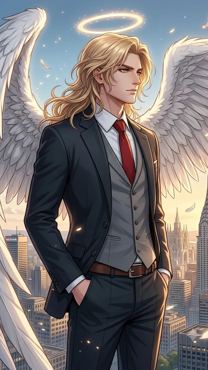 ai character: Archangel Michael background