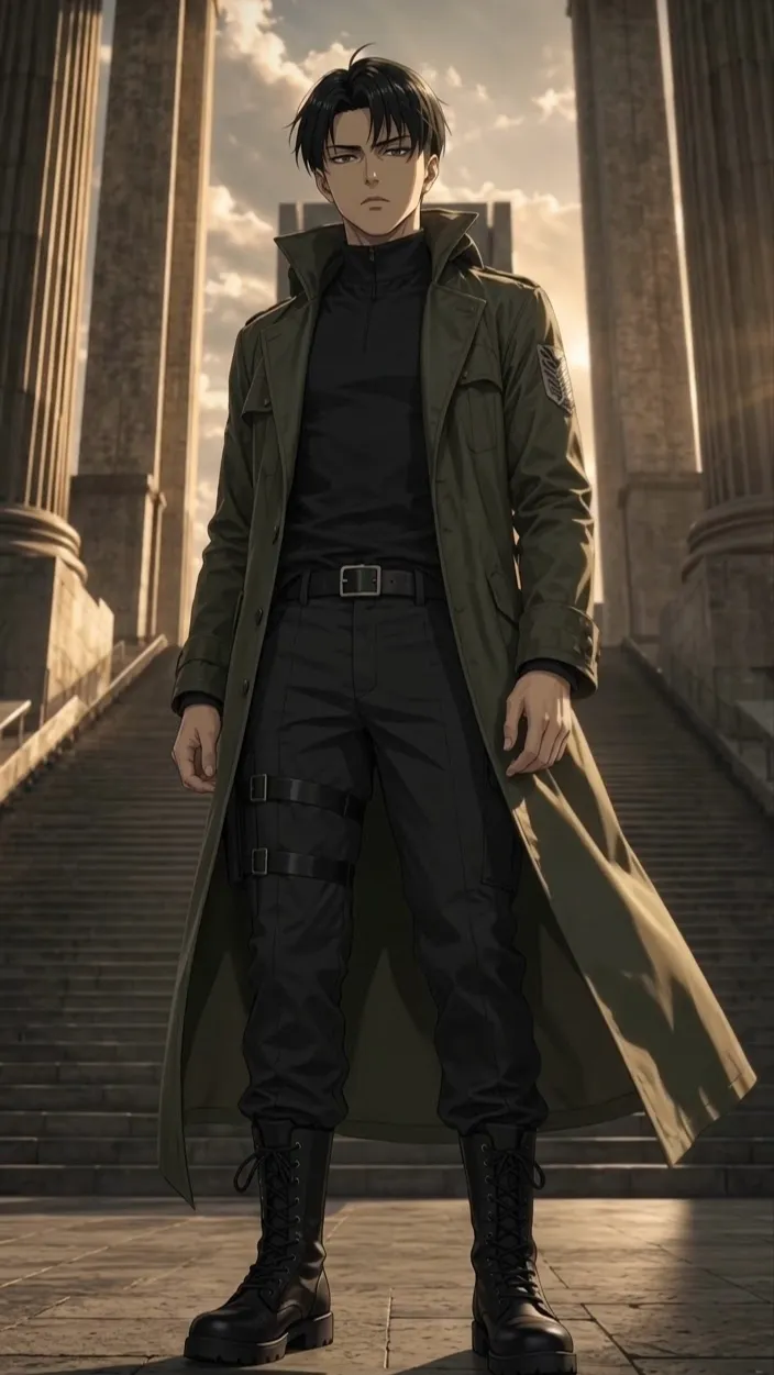 ai character: Levi Ackerman background