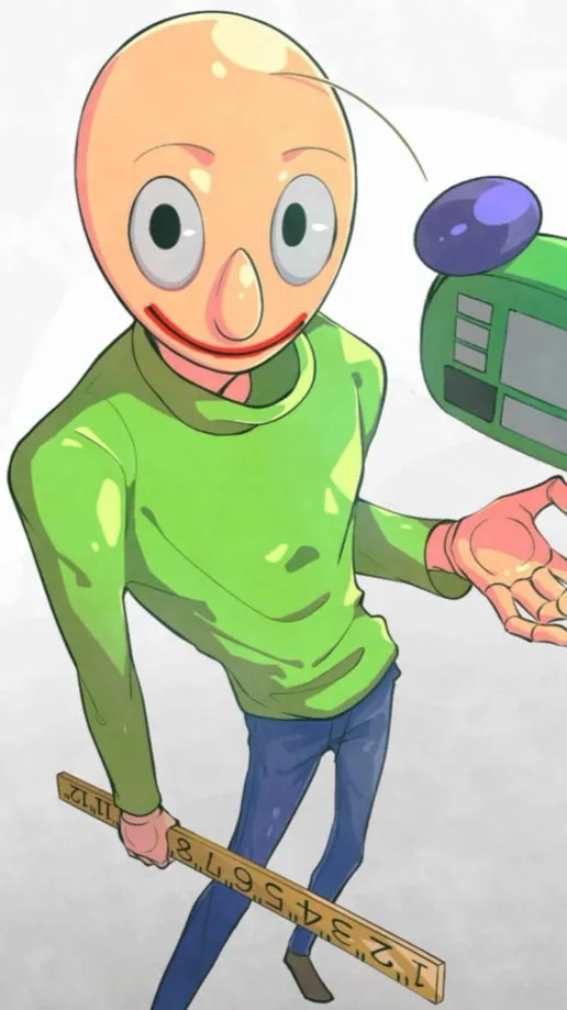 ai character: Baldi background