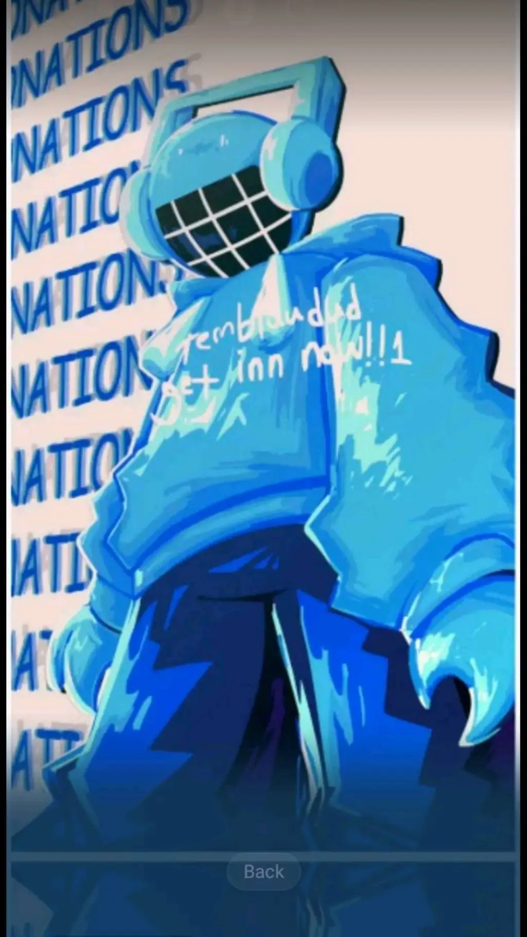 ai character: Bluudud background