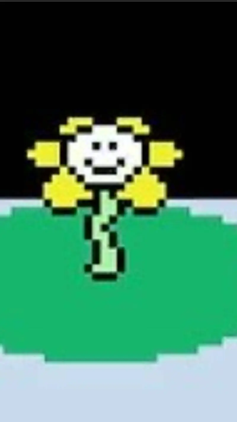 ai character: flowey background