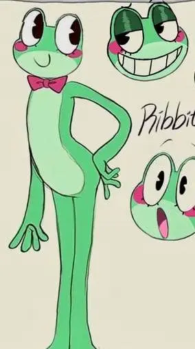 ai character: Ribbit  background
