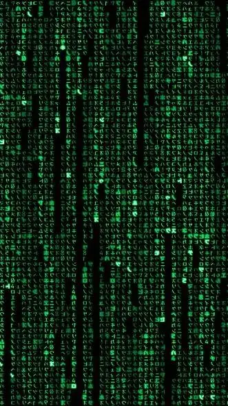 ai character: The Matrix background