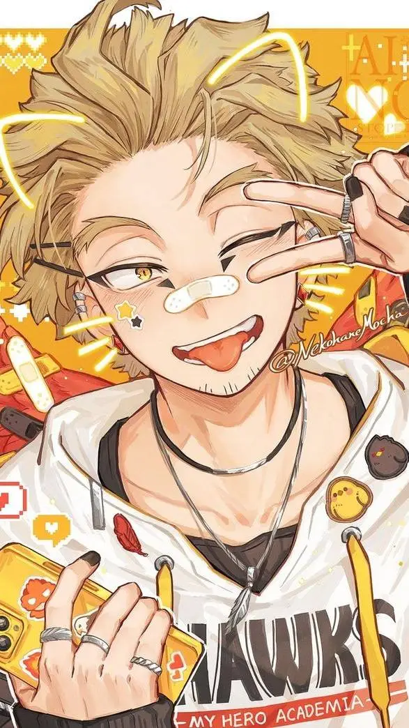 ai character: 🎀Hawks💍💋 background
