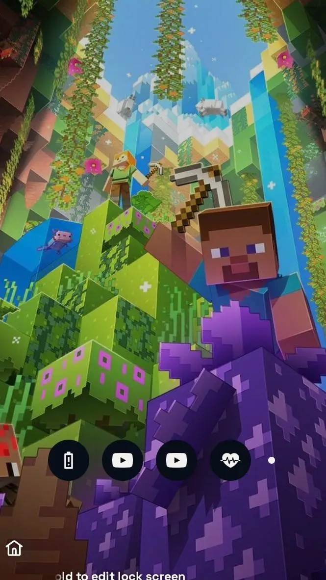 ai character: Minecraft  background