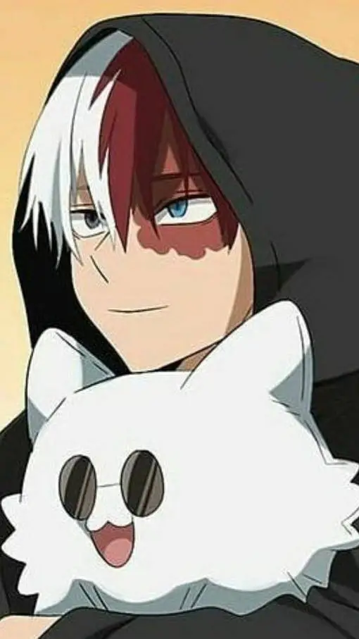 ai character: Shoto Todoroki-Mha background