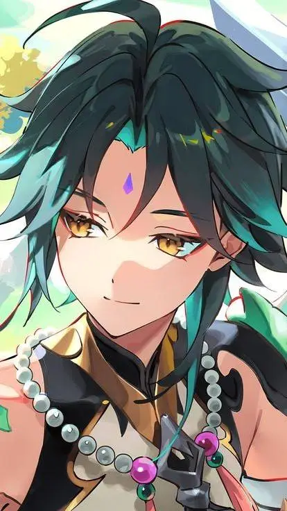 ai character: Xiao-bl  background