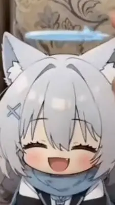 ai character: Shiroko Chibii background