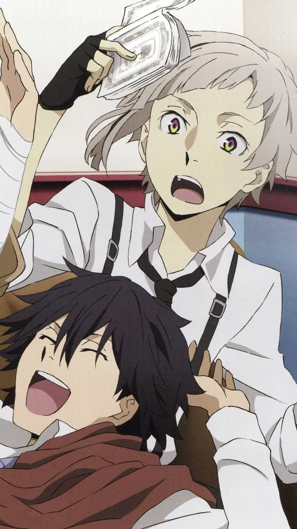 ai character: Bsd human cats background