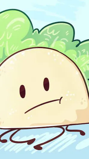 ai character: Taco x Blocky background