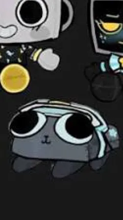 ai character: Pebble!  background