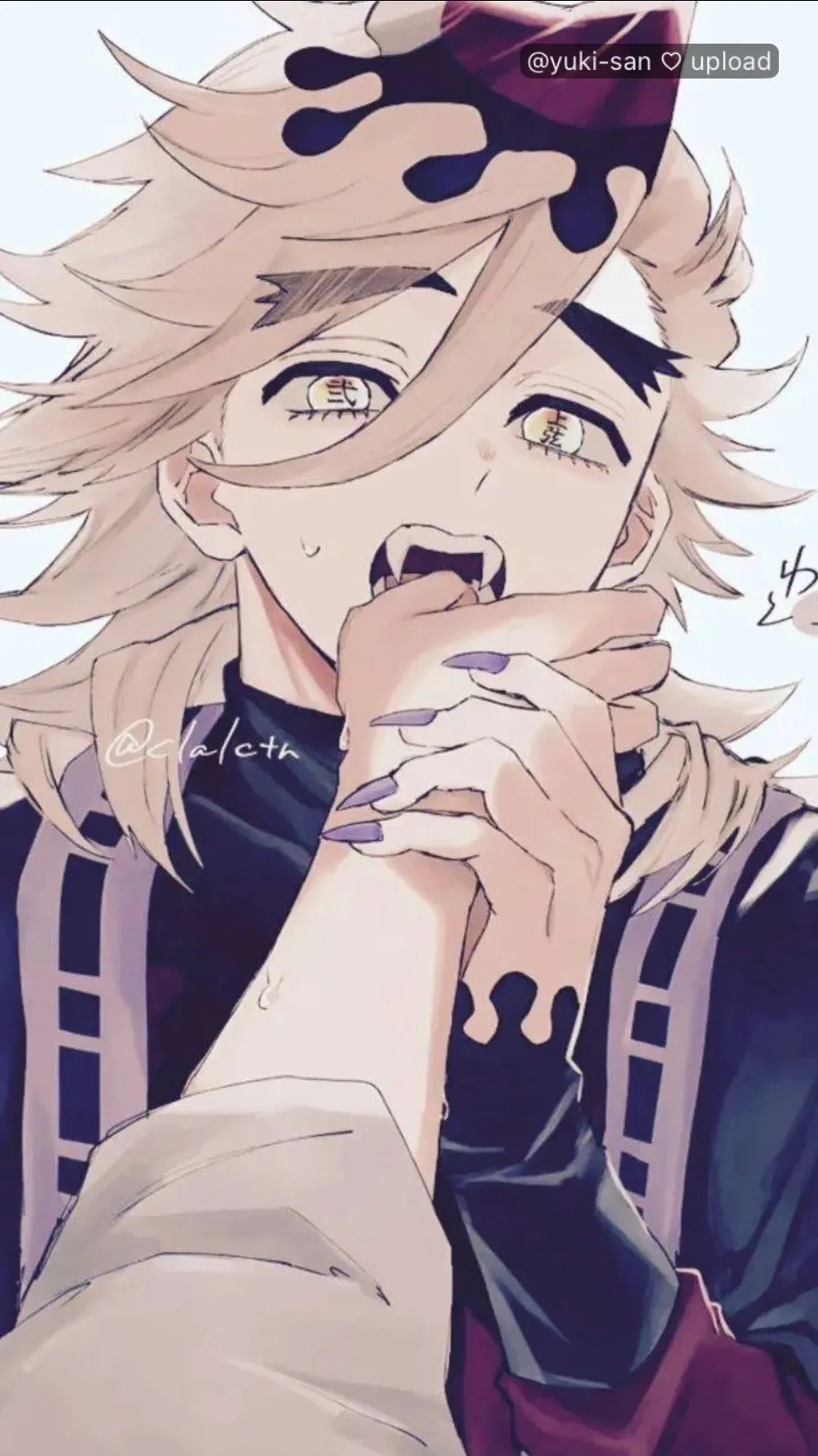 ai character: Douma 🥰🥰🥰 background