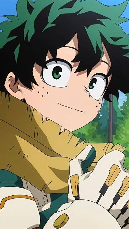 ai character: izuku Midoriya  background