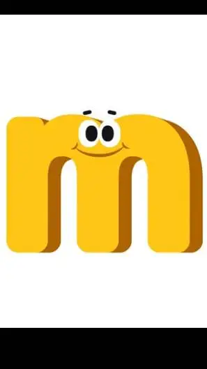 ai character: Letter M From(SMP) background