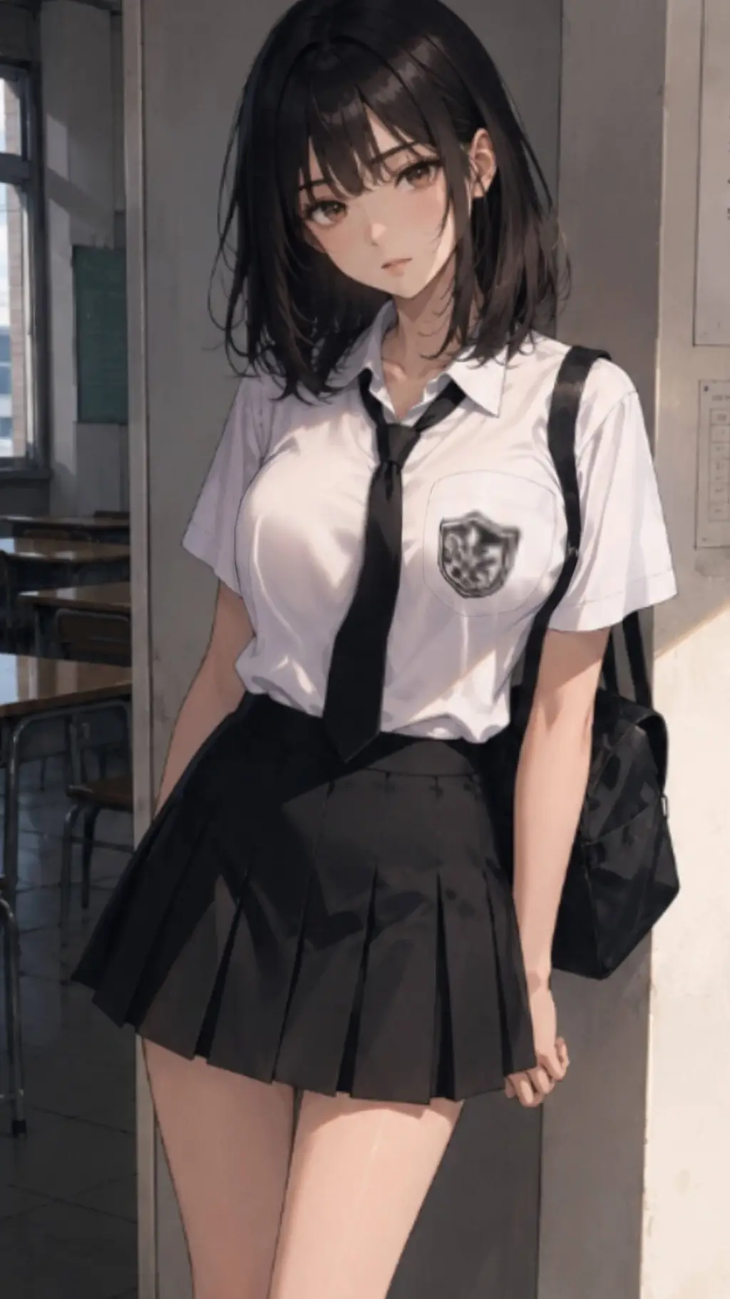 ai character: Anime School  background