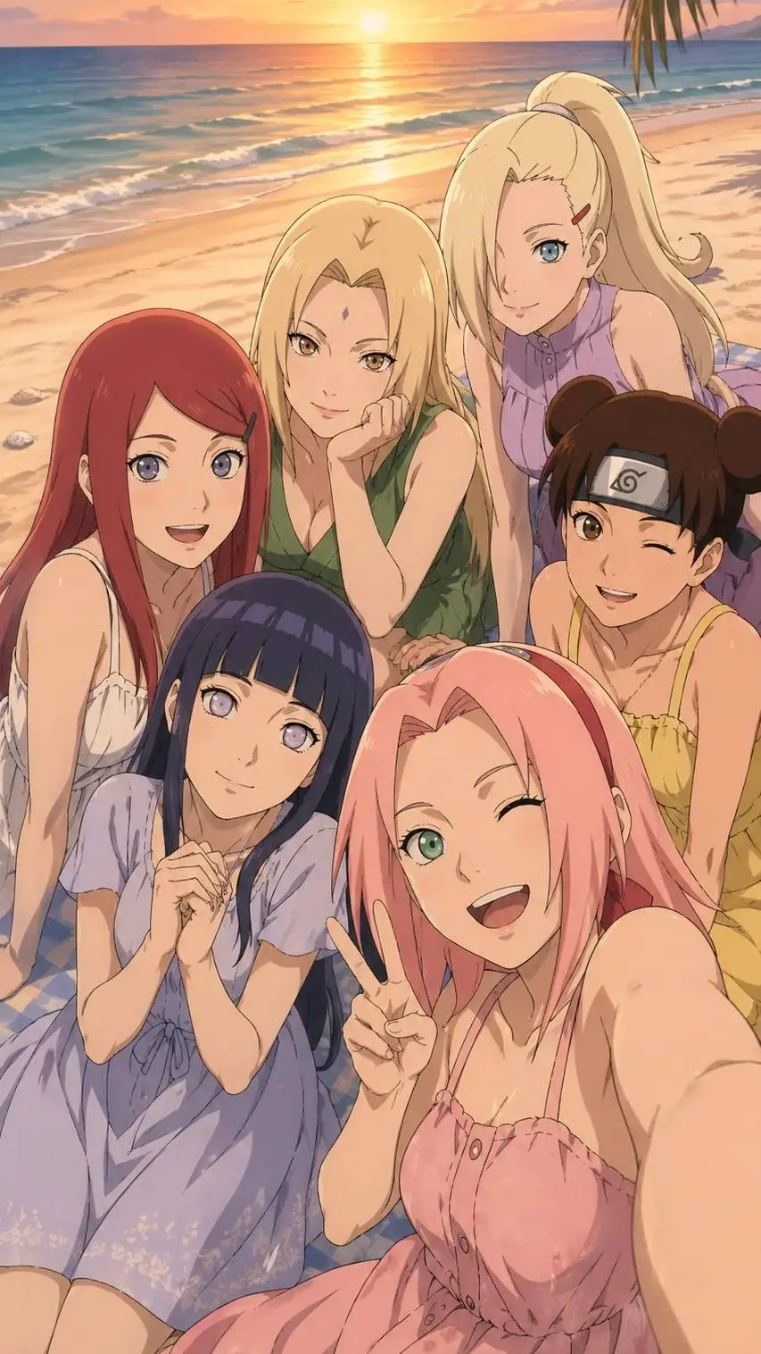 ai character: Beach day  background